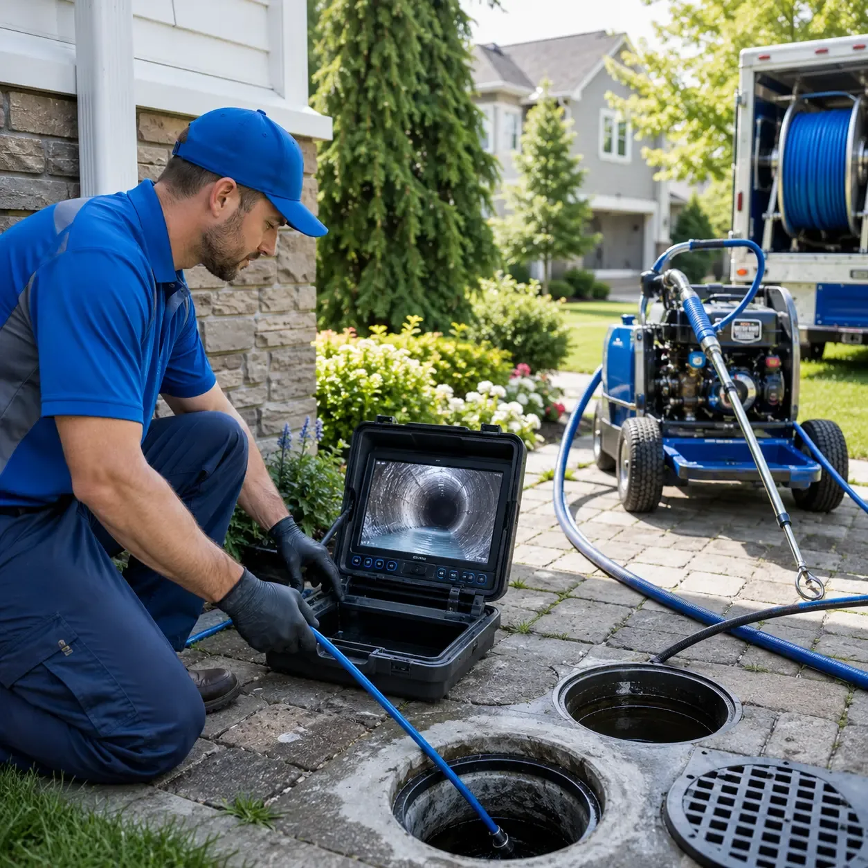 Outdoor drain cleaning professionals serving Pottsville, TX